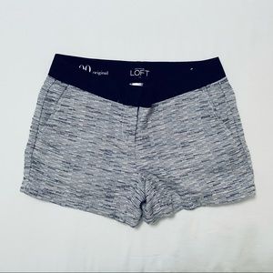 Loft Black and White Shorts